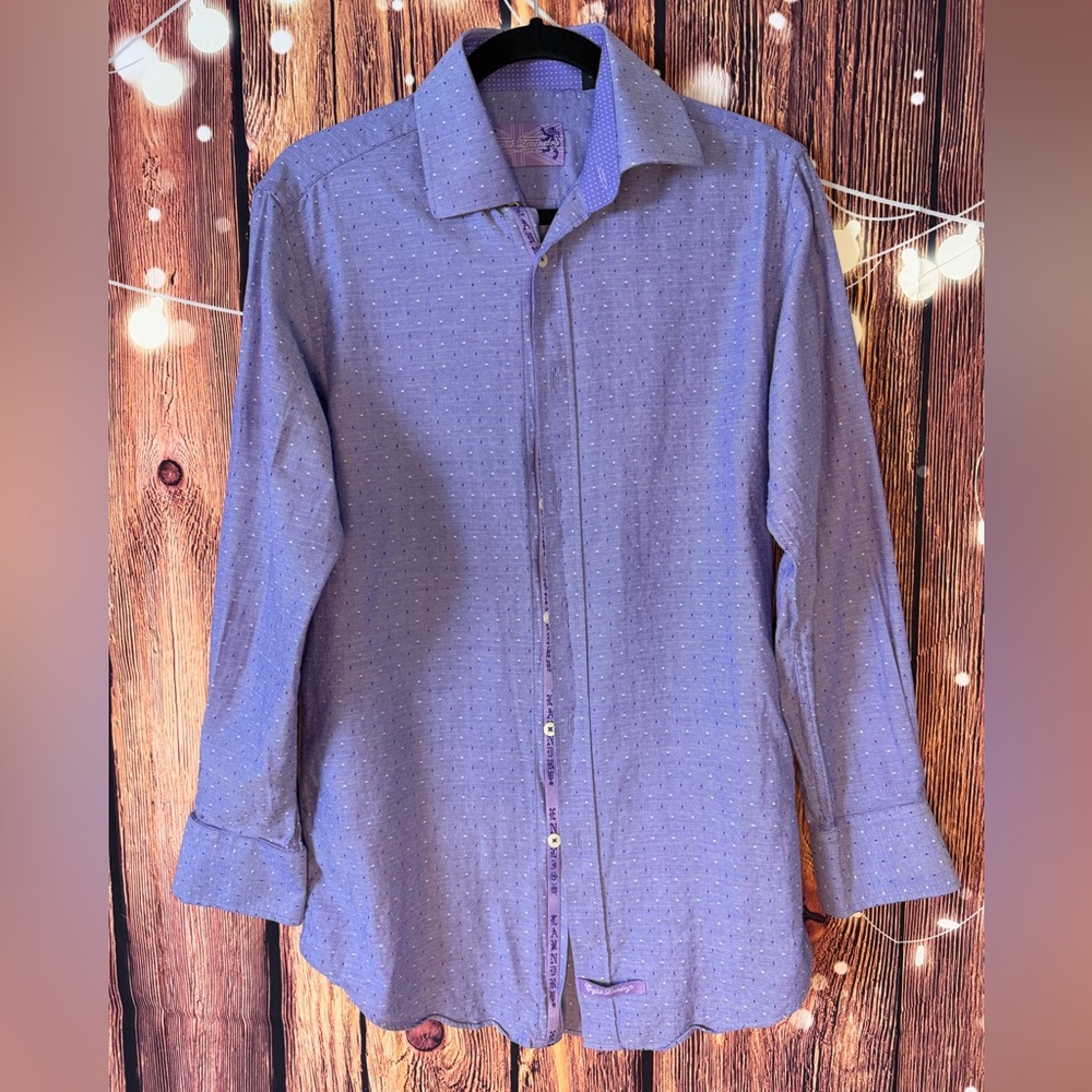 English Laundry Lavender Button Down Shirt 15.5 32/33